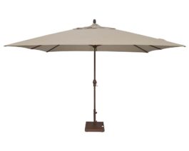 8'x11' Rectangular Umbrella Opened.