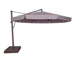 13' PLUS Cantilever Umbrellas. Cantilever Umbrella Opened.