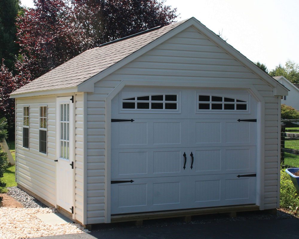 Amish Made Vinyl Cape Cod Garages Green Acres Outdoor Living