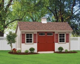 Deluxe Vinyl Quaker Storage Shed