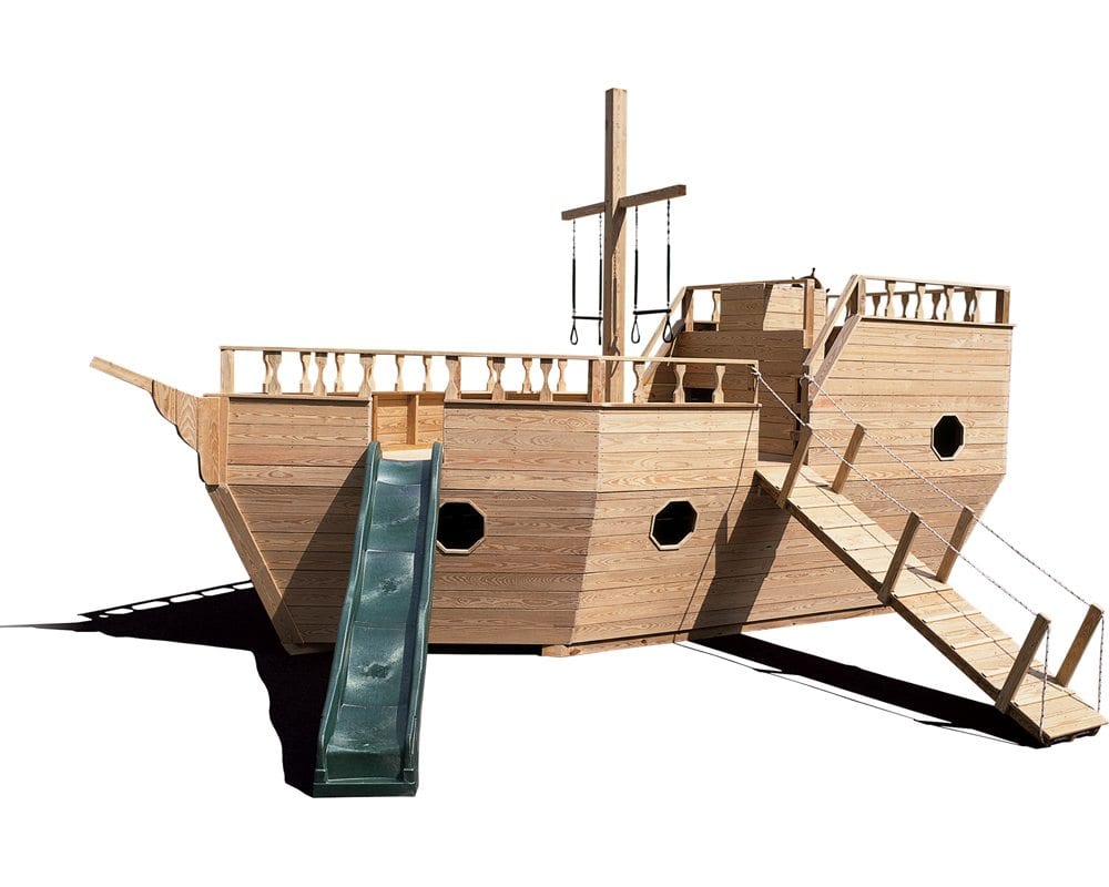 Custom Wooden Ship Playsets Green Acres Outdoor Living