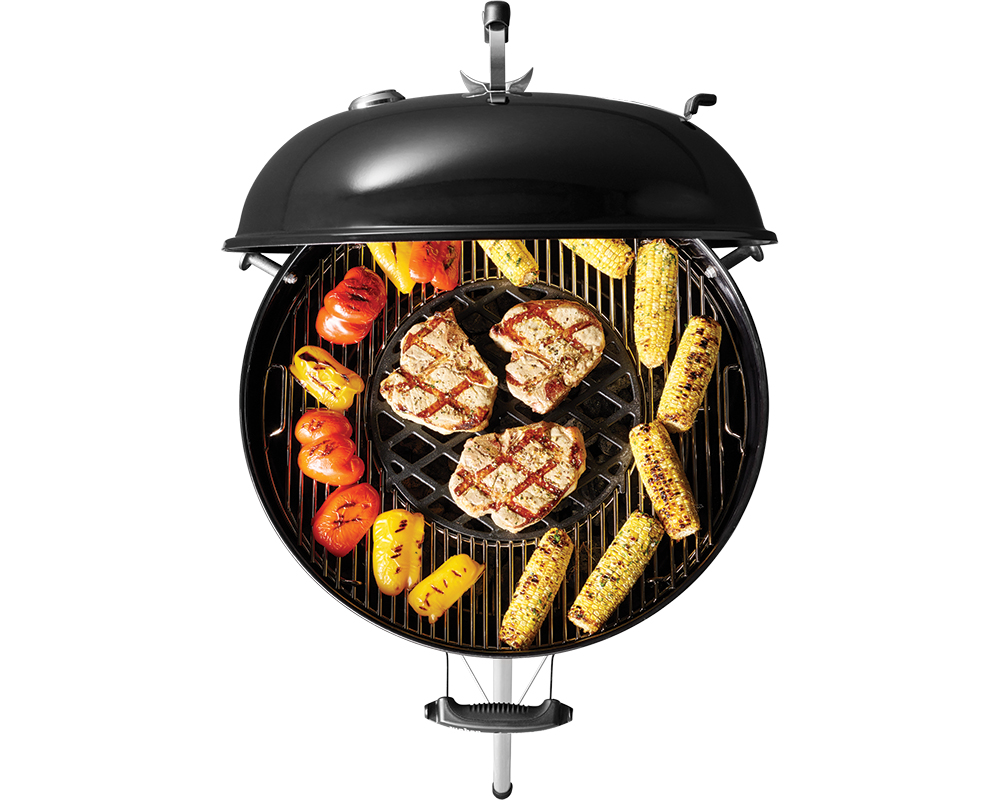 Barbecue à charbon Weber Master-Touch Ø 57 cm Noir GBS + Grille de saisie  8834