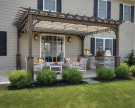 Traditional Wooden Pergola.