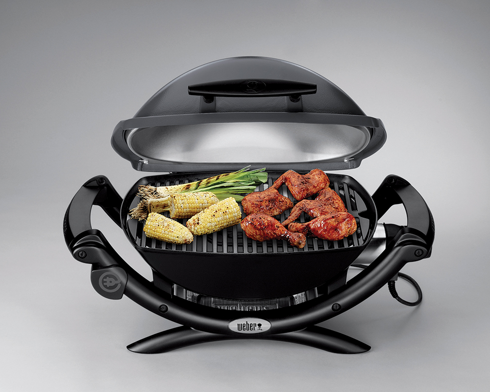 Weber Lumin Compact 1560-Watt Black Electric Grill in the Electric Grills  department at