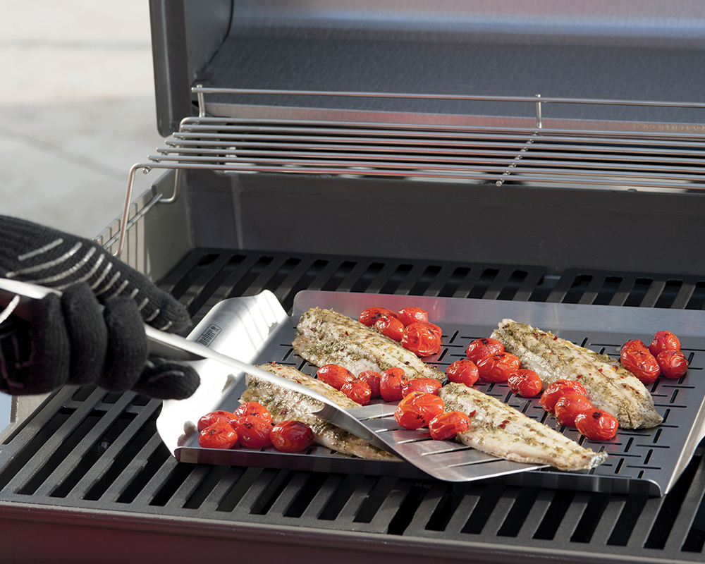 Weber Deluxe Grilling Pan Grill Cookware Green Acres Outdoor