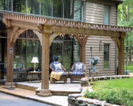 Santa Fe Wooden Pergola.