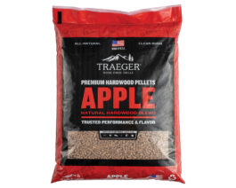 Apple Hardwood Pellets Front Of Bag.