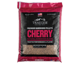 Cherry Hardwood Pellets Front Of Bag.