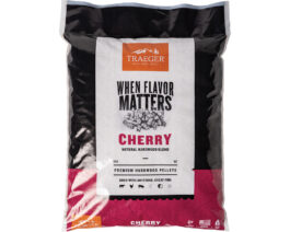 Traeger Cherry Pellets front of bag.