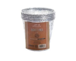 stacked disposable bucket liners