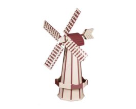 Ivory & Red Windmill