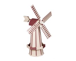 Ivory & Red Windmill