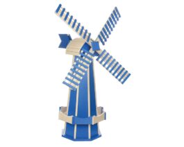 Blue and Ivory Windmill