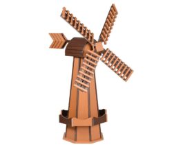 Cedar and Brown Windmill