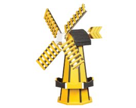 Yellow and Black Windmill