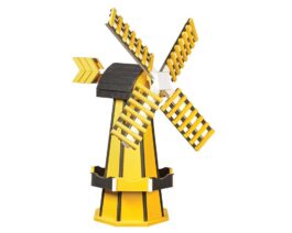 Yellow and Black Windmill