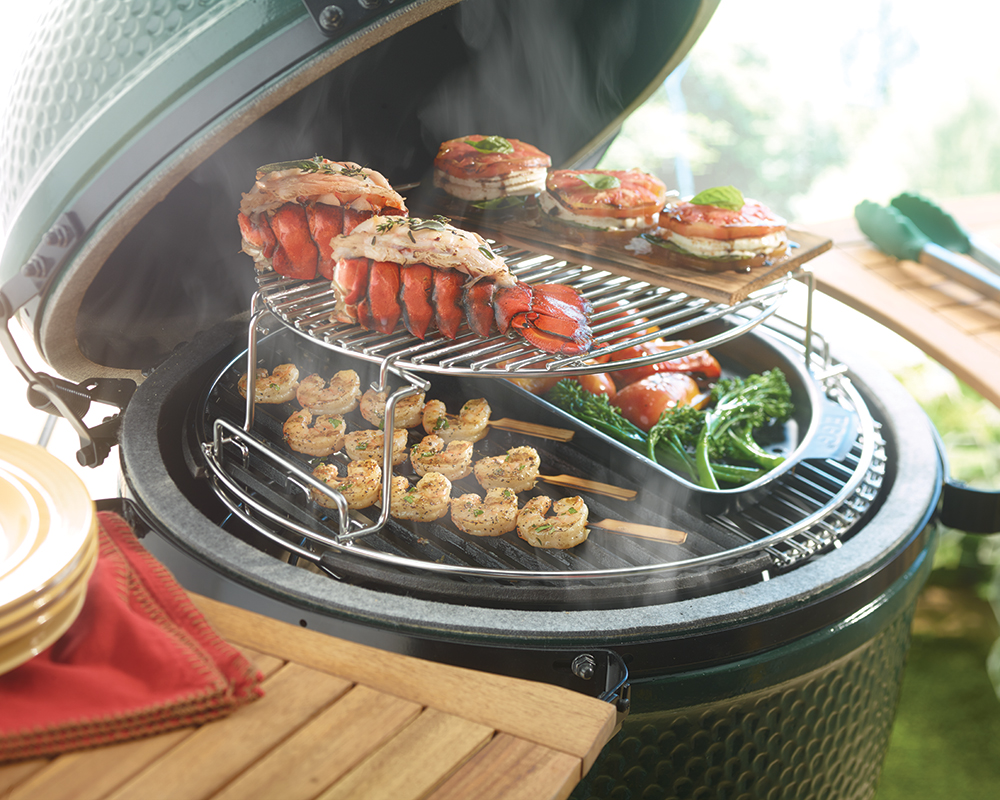 Bamboo skewers on grill outlet