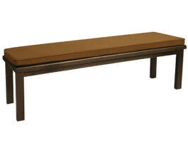 63" Bench with cushion.