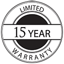 15 Year Warranty