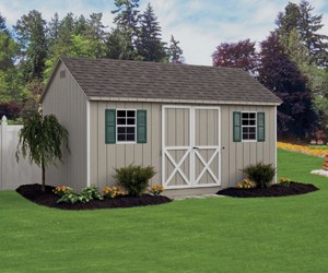 wood shed painted cape cod