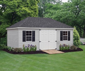 deluxe vinyl shed