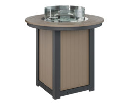 Donoma Round Bar Fire Table.