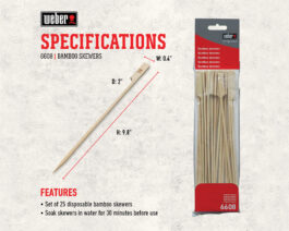 6608 Bamboo Skewers Specs
