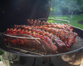 Premium BBQ Rack with ribs.