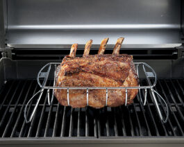 Premium BBQ Rack with lamb loin.
