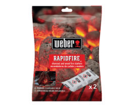 Weber RapidFire Lighter Packs 2 Pack.
