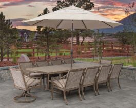 Potomac Extension Table Set, 40x87.