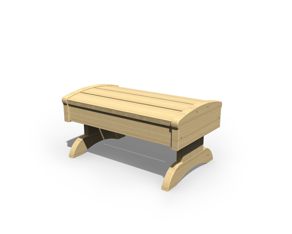 Wooden Footstool