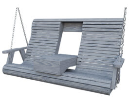 5ft Rollback Swing w Console Sky Gray Front Right.