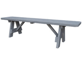 66in Bench Sky Gray Front Right.
