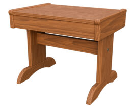 Adirondack End Table Canyon Brown Front Right.