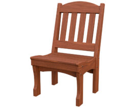 English Garden Dining Side Chair Cedar Front Right.