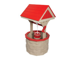 Birchwood & Cardinal Red Wishing Well.