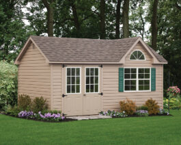 Deluxe Vinyl Cape Dormer Shed.