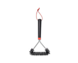 12" Three-Sided Grill Brush.