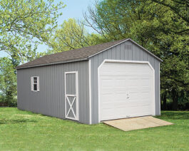 A-Frame Painted Garage