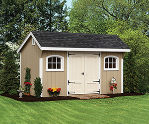 deluxe painted shed