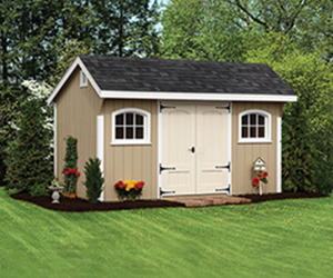deluxe painted shed