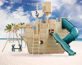 Voyager Wooden Ship Playset.