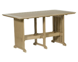 43" x 72" Counter Height Table.