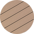 Tan Composite Deck Color Sample.