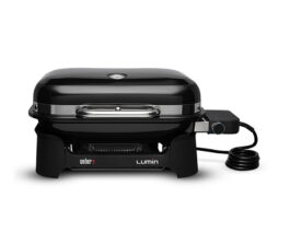 Lumin Compact Electric Grill - Black.