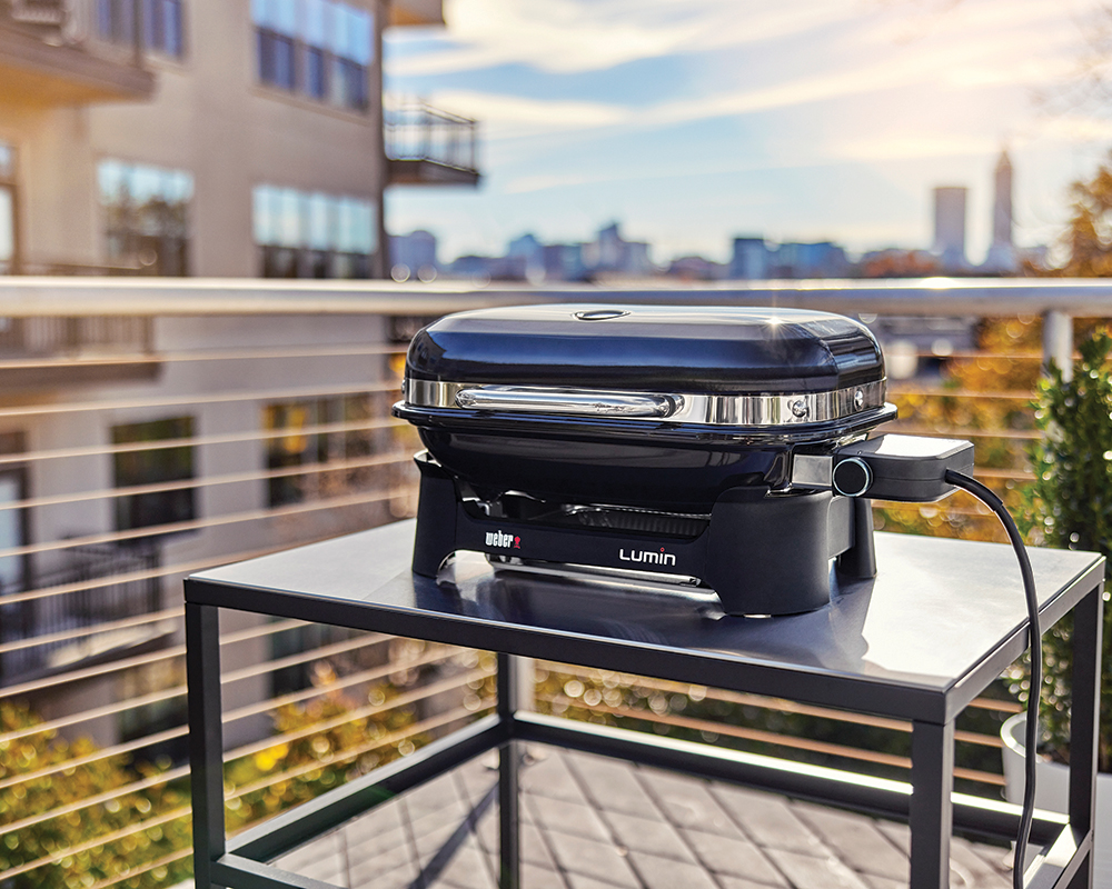 Compact Electric Grills  Black Lumin Compact Electric Grill