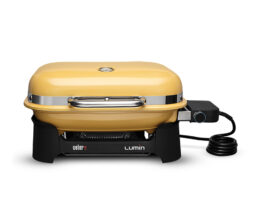 Lumin Compact Electric Grill - Golden Yellow.