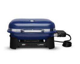 Lumin Compact Electric Grill - Deep Blue.