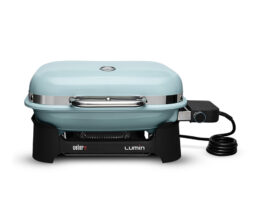 Lumin Compact Electric Grill - Ice Blue.